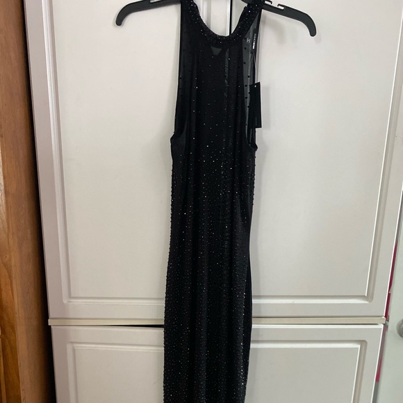 Long sheer rhinestone dress - Picture 1 of 3